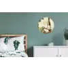 Wijn - Druiven - Kaas - Bladeren Wandcirkel aluminium klein -slaapkamer
