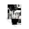 Coffee - Espresso - Koffiemachine - Kop Muursticker klein -3d