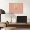 Waterijsje - Pasteltinten - Minimalistisch PET vilt klein -sfeer5