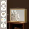 Pluimen - Beige - Minimalistisch Light Box met batterij (Wandlamp) middel -USP_websiteoverzichtNL