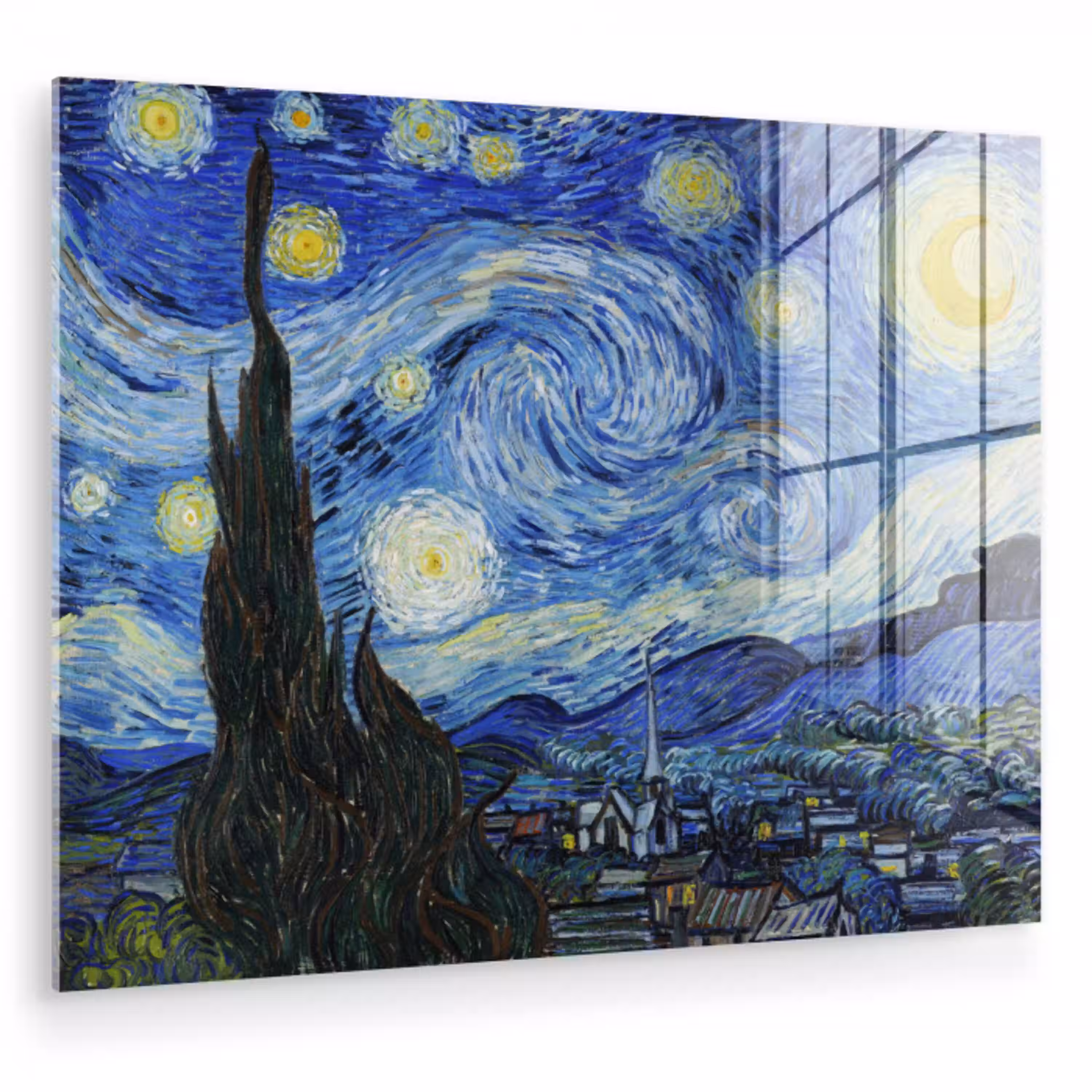 De sterrennacht - Vincent van Gogh plexiglas 5mm klein -zzzproduct_nieuw