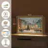 Kerstsfeer - Stadsplein - Kleurrijk Light Box met kabel (Tafellamp) klein -USP_websiteoverzichtNL