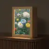 Close-up - Veld - Bloemen - Kleurrijk Light Box met kabel (Tafellamp) klein -z3d_website