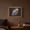 Graffiti - Sport - Skateboard - Skate Light Box met batterij (Wandlamp) middel -sfeer4