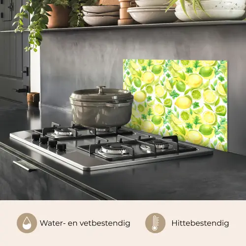 Citroen - Geel - Limoen - Groen keuken achterwand spatscherm klein 900 -usp_NL