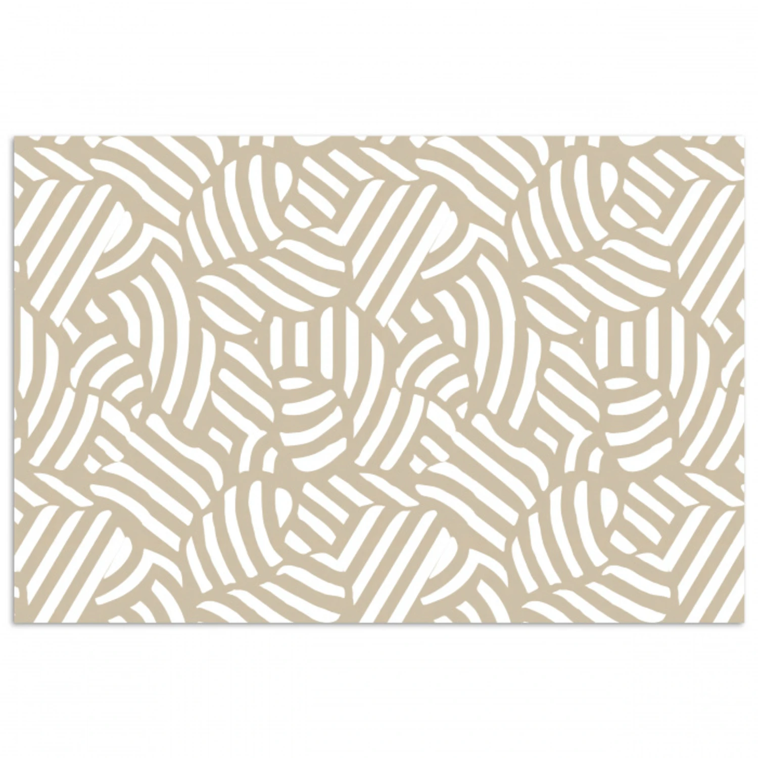 Abstract - Modern - Beige poster papier klein 62 -3d