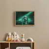 Vrachtwagen - Snelheid - Groen - Neon Light Box met batterij (Wandlamp kind) middel -sfeer2_kind