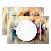 Bloem - Abstract - Kleurrijk - Bladeren Placemat vinyl groot -zzsfeer2_Kitchenyeah-website