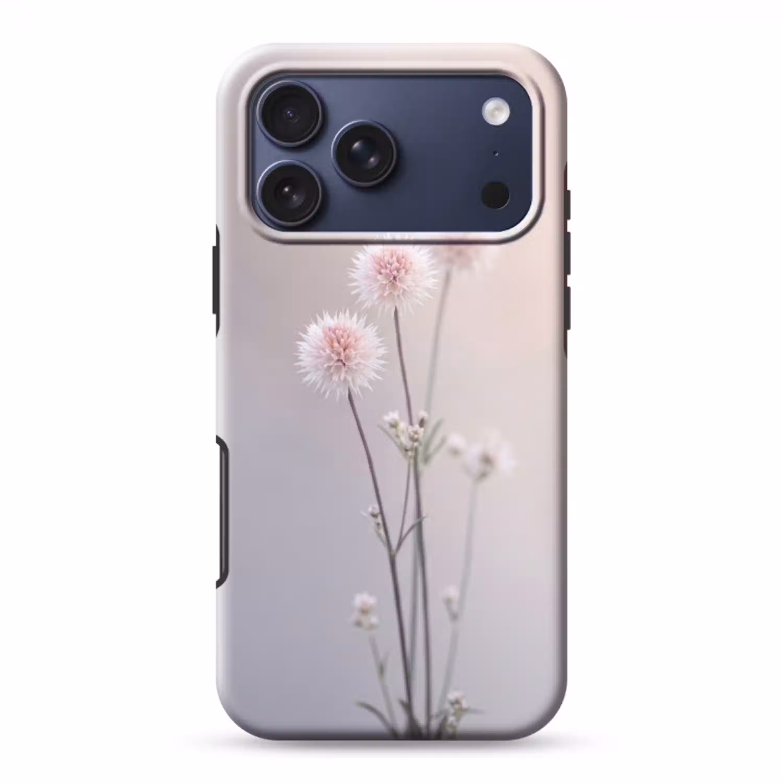 Bloemen - Bollen - Roze Toughcase MagSafe Apple iPhone 17 Pro Max klein -3d