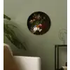 Vaas met bloemen - Schilderij van Rachel Ruysch Wandcirkel kunststof plaat 5mm dik klein -sfeer3