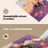 Abstract - Vrouw - Bloemenkroon - Goud Inductie beschemer met haakjes klein -ky-schoon-nl