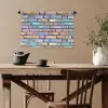 Stenen - Regenboog - Metallic Wandkleed katoen klein 269 -sfeer6