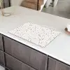 Terrazzo -  Patroon  -  Créme Inductie beschermer vinyl 3mm klein 276 -sfeer8