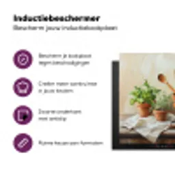 Potten - Kruiden - Hout Inductie beschermer vinyl 3mm klein -zzzzzzz-cc-usp
