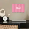 Gestreept - Roze - Chéri poster papier klein -sfeer1