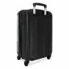 Brandweerauto blauwe achtergrond NBS - Handbagage koffer - Kinderen Unisex middel -achterkant