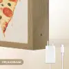 Pizza - Kaas - Pepperoni Light Box met batterij (Wandlamp) middel -USP_websiteoplaadbaarNL
