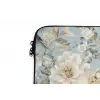 Botanisch - Zangvogel - Blauw laptophoes neopreen klein 279 -detail