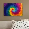 Regenboogkleuren - Spiraal - Kleurrijk canvas 2cm klein -sfeer3