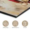 Kerst - Poppetje - Abstract aluminium wit klein -closeup_NL