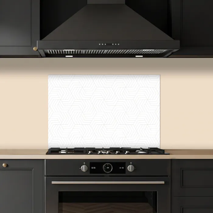 Grafisch - Patroon - Modern keuken achterwand spatscherm klein 900 -sfeer1