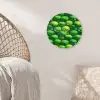 Limoenen - Druppels - Groen Wandcirkel plexiglas klein 852 -sfeer5