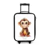 Baby aap Kinderkoffer - Zwart klein -3d