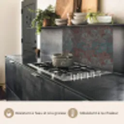 Blauw - Grijs - Roest - Patroon keuken achterwand 2 middel 865 -usp_FR
