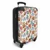 Koraal met zeesterren print NBS - Handbagage koffer - Volwassenen Unisex middel -productfoto_3d
