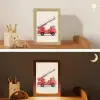 Illustratie - Brandweer - Rood - Minimalistisch Light Box met kabel (Kinderlampje) klein -sfeer3_kind