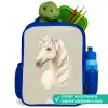 Eenhoorn in neutrale kleuren Kinderrugzak - Blauw middel -inhoud_NL