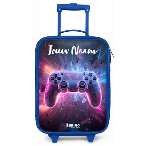 Controller - Neon - Game Kinderkoffer - Blauw klein -zz3dotto