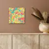 Geel - Roze - Blauw - Retro aluminium wit klein -sfeer4