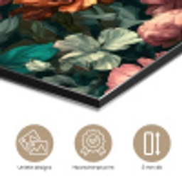 Bloemen - Schilderachtig - Patroon - Roze aluminium wit klein 46 -closeup_NL