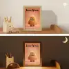 Monster - Knuffel - Oranje Light Box met kabel (Kinderlampje) klein -sfeer3_kind