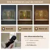 Bos - Natuur - Bomen - Landschap - Bladeren Light Box met batterij (Wandlamp) middel -USP_lichtkleurNL