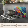 Koraal - Schildpad - Abstract - Water keuken achterwand spatscherm klein -usp_FR
