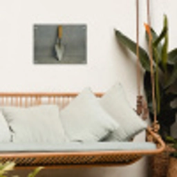 Troffel - Verf - Gereedschap tuinposter los doek klein -sfeer7
