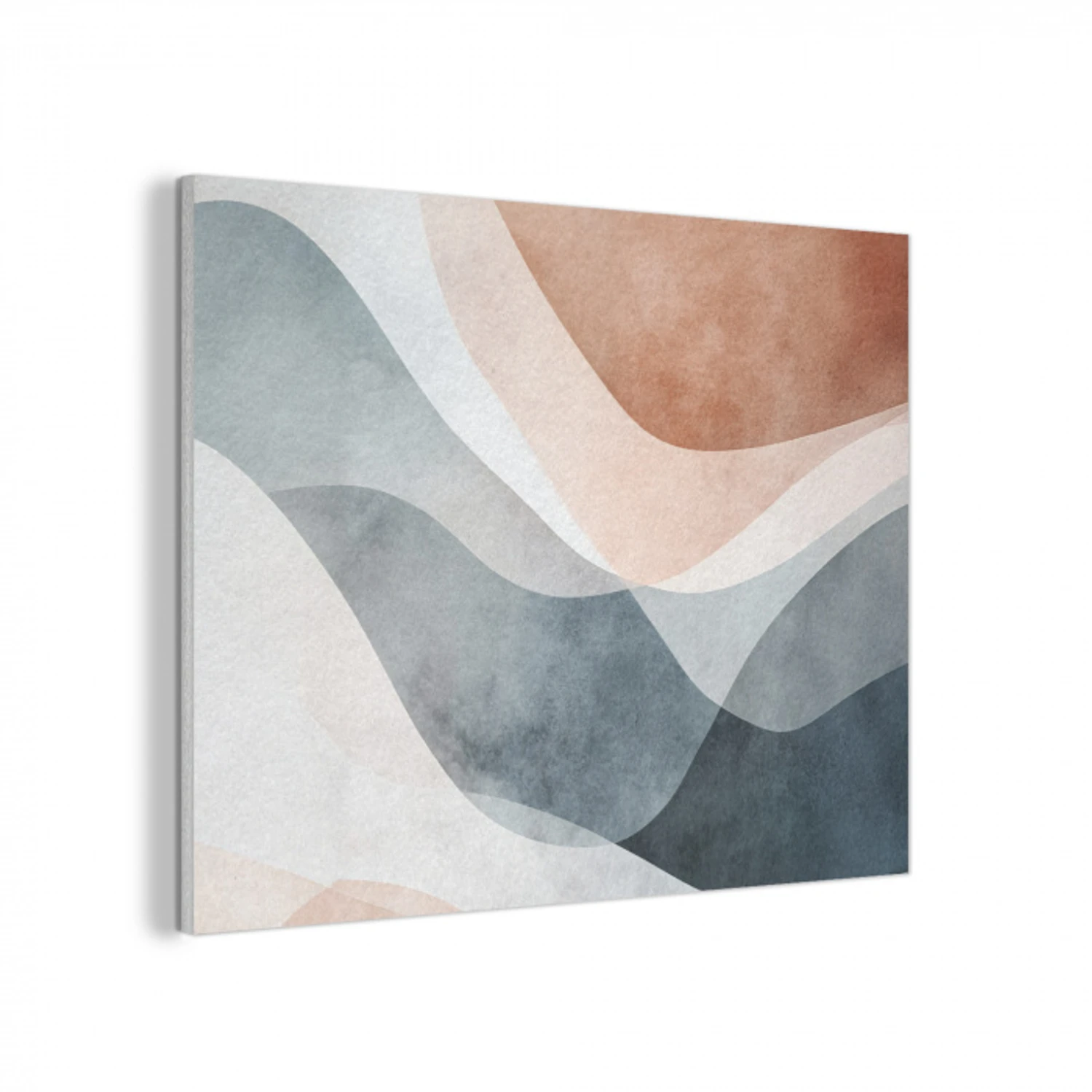 Abstract - Golven - Blauw PET vilt klein -3d