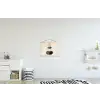Japandi - Wabi sabi - Beige textielposter latten blank klein -kinderkamer