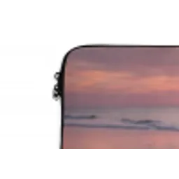 Meeuwen - Strand - Zee - Roze laptophoes neopreen klein -detail