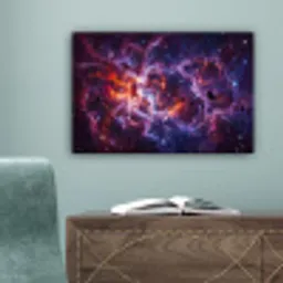 Space - Stars - Abstract - Colorful canvas 2cm klein -sfeer4