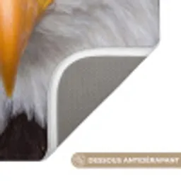 Amerikaans - Zeearend - Portret - Geel Badmat klein -USP_AntislipFR
