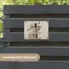 Plankjes - Boeken - Vaasjes - Planten tuinposter los doek klein -sfeer3