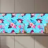 Vogel - Bloemen - Patronen keuken achterwand 2 middel 871 zz_3dshopping