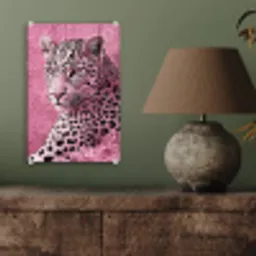 Panter - Luxe - Roze plexiglas 5mm klein -sfeer3