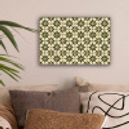 Tegel - Dessin - Groen canvas 2cm klein 34 -sfeer1