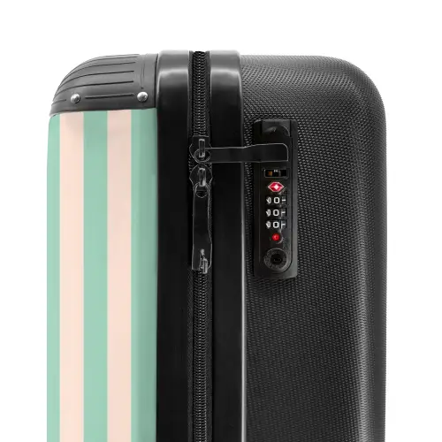 Quotes - Ciao mintgroen en zalmkleur NBS - Handbagage koffer - Kinderen Unisex middel -slot