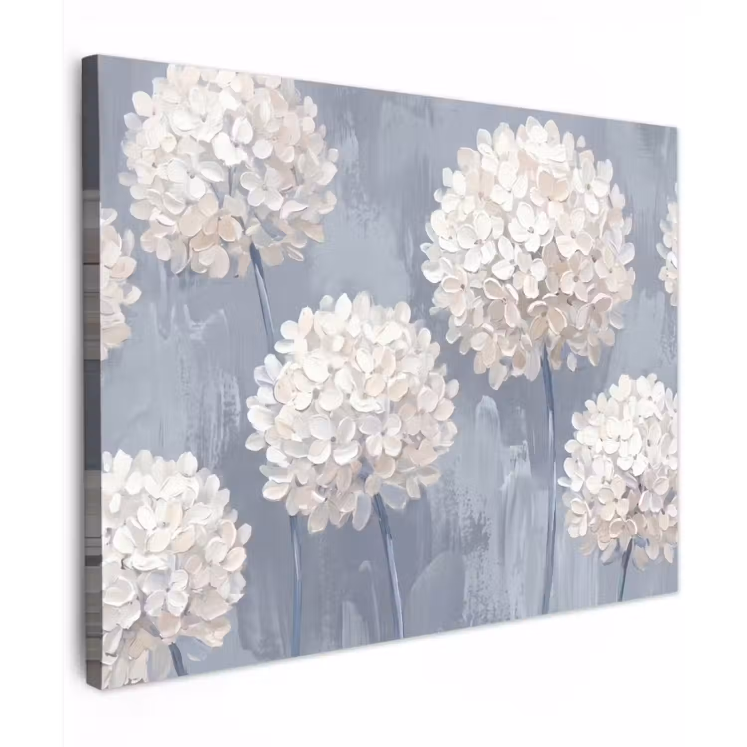 Canvas Print - Flowers - Illustration - Blue