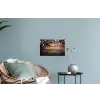 Kerstdecoratie - Houten - Dennenappel - Bruin Muursticker klein -plant